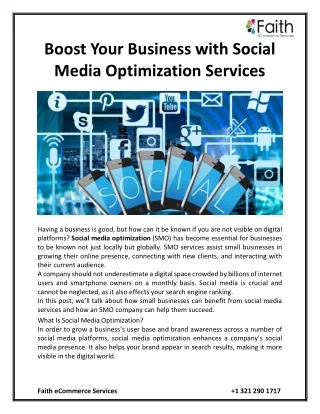 boost your business with social media