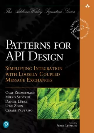 patterns for api design simplifying integration