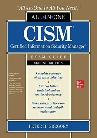 PDF✔️Download❤️ Cism Certified Information Security Manager All-In-One Exam Guid