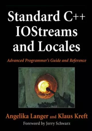 Download⚡️PDF❤️ Standard C   Iostreams and Locales: Advanced Programmer's Guide