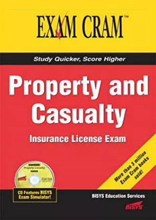 Download⚡️ Property and Casualty Insurance License Exam Cram