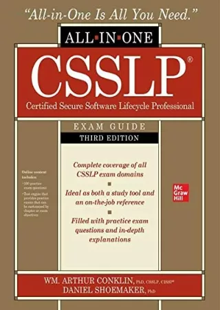 [DOWNLOAD]⚡️PDF✔️ CSSLP Certified Secure Software Lifecycle Professional All-in-