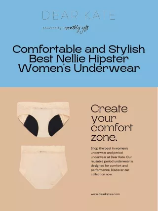 Comfortable and Stylish Best Nellie Hipster Women's Underwear