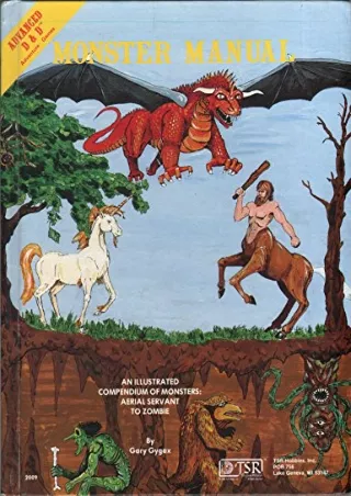 Download⚡️(PDF)❤️ Advanced Dungeons and Dragons Monster Manual: Special Referenc