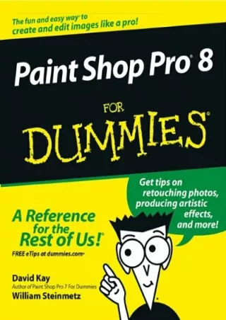 ❤️PDF⚡️ Paint Shop Pro 8 For Dummies