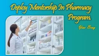 Yisa Bray Gwinnett County - Deploy Mentorship In Pharmacy Program.