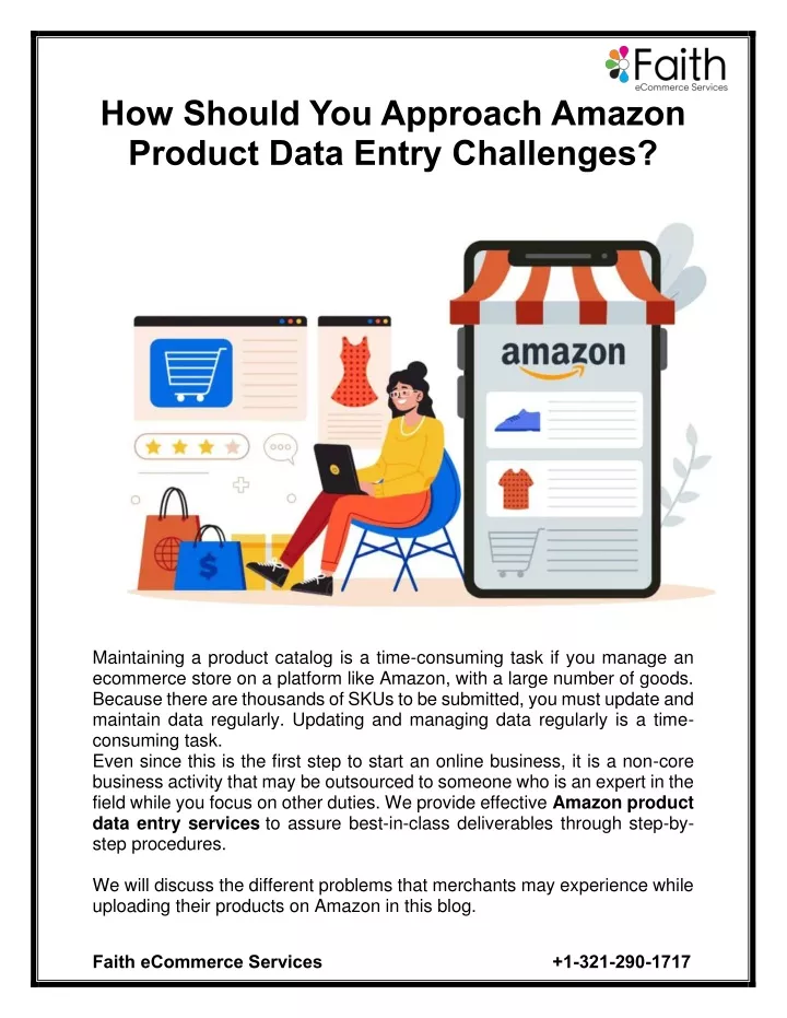 how should you approach amazon product data entry