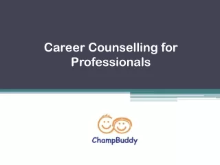 Career Counselling for Professionals