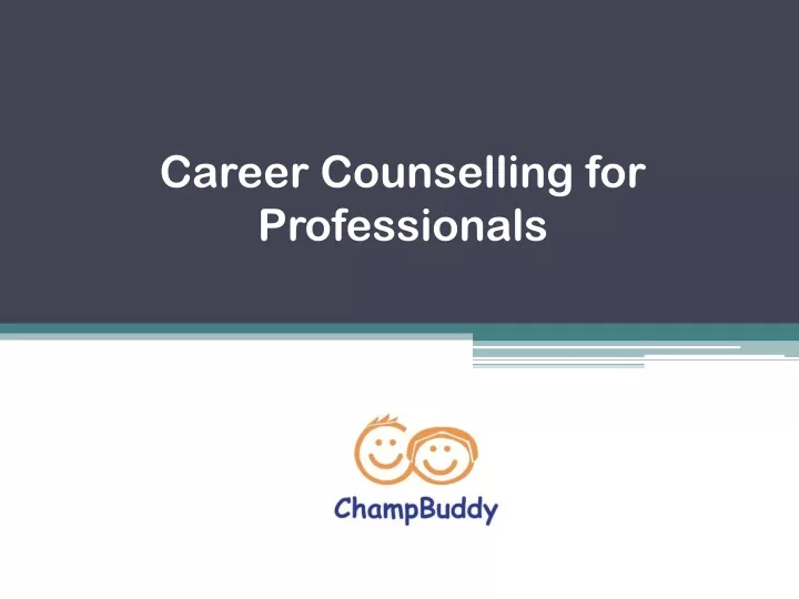 career counselling for professionals