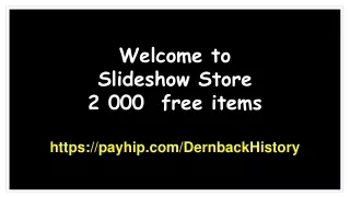 welcome to slideshow store 2 000 free items