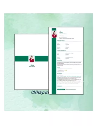 CVHay vn_Công cụ tạo CV miễn phí