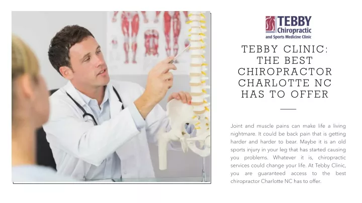 tebby clinic the best chiropractor charlotte nc has to offer