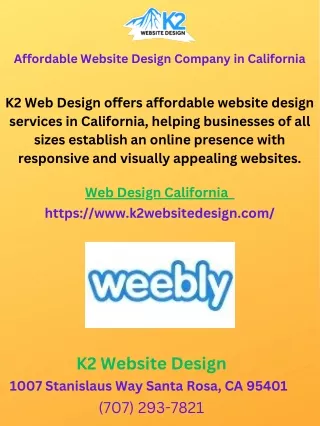 affordable website design company in california