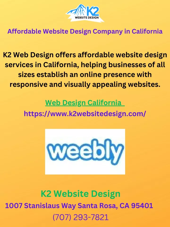 affordable website design company in california