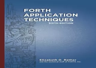√(PDF BOOK)❤ Forth Application Techniques (6th Edition): Programming Course kind