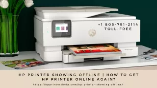 Hp Printer Showing Offline -How to Fix? 1-8057912114 HP Printer Helpline