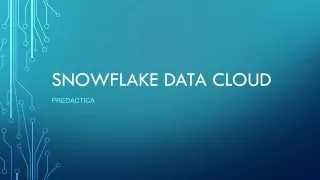 What is the Snowflake Data Cloud?