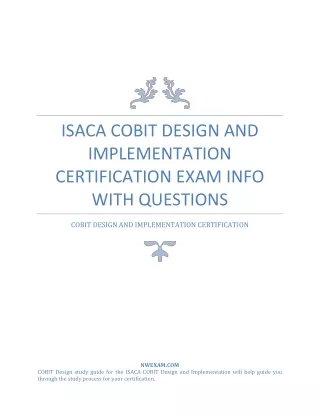 isaca cobit design and implementation