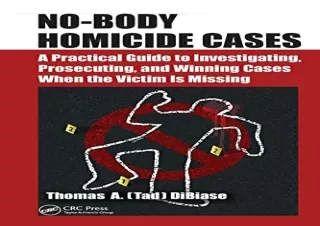 √(PDF BOOK)❤ No-Body Homicide Cases ipad
