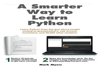 download A Smarter Way to Learn Python: Learn it faster. Remember it longer. fre