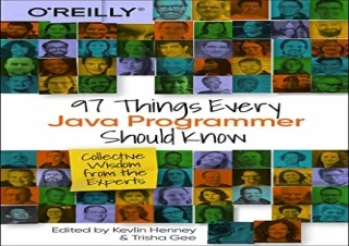 [READ PDF] 97 Things Every Java Programmer Should Know: Collective Wisdom from t
