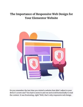 Responsive Web Design for Your Elementor Website