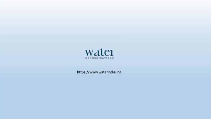 https www waterindia in