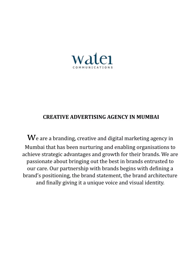 creative advertising agency in mumbai