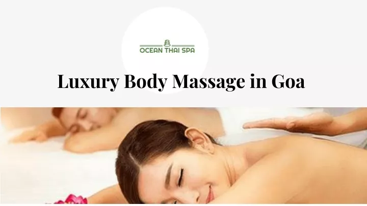 luxury body massage in goa