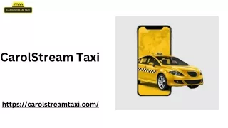 Airport Transport Services Via Taxi | Carolstreamtaxi.com
