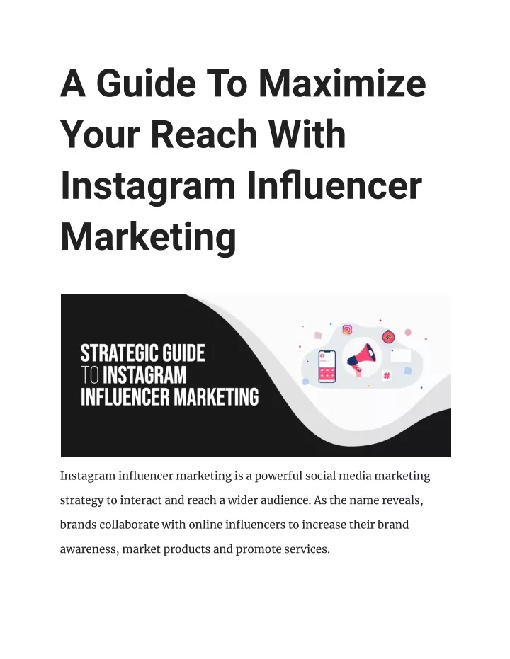 a guide to maximize your reach with instagram