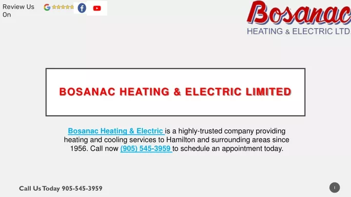 bosanac heating electric limited