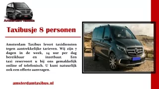 Taxibusje 8 personen