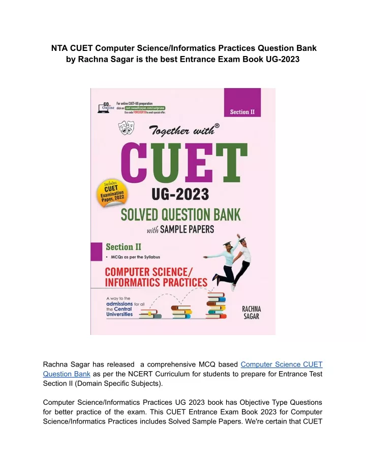 nta cuet computer science informatics practices