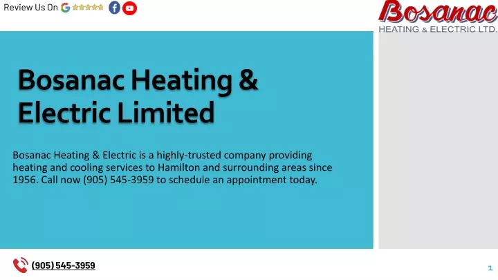 bosanac heating electric limited