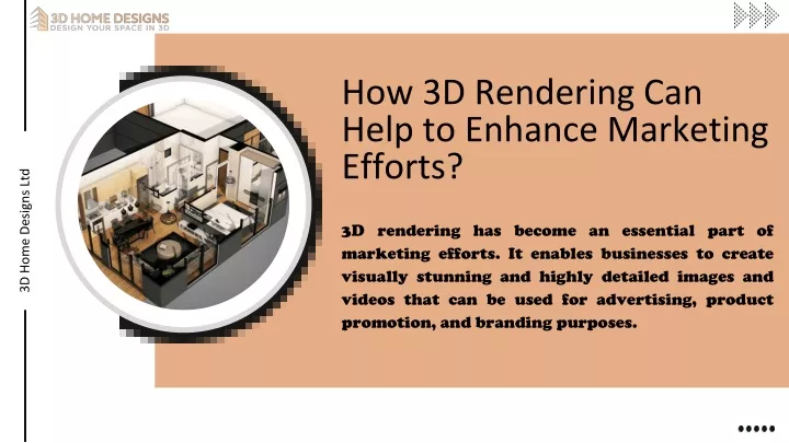 how 3d rendering can help to enhance marketing