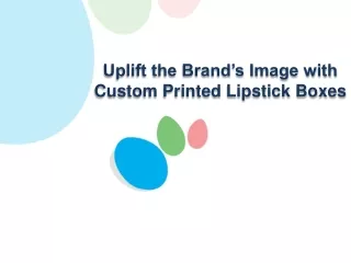 Custom Printed Lipstick Boxes