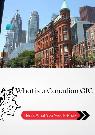 what is a canadian gic