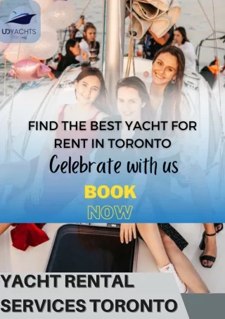 Yacht rental services Toronto