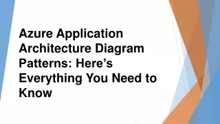 azure application architecture diagram patterns
