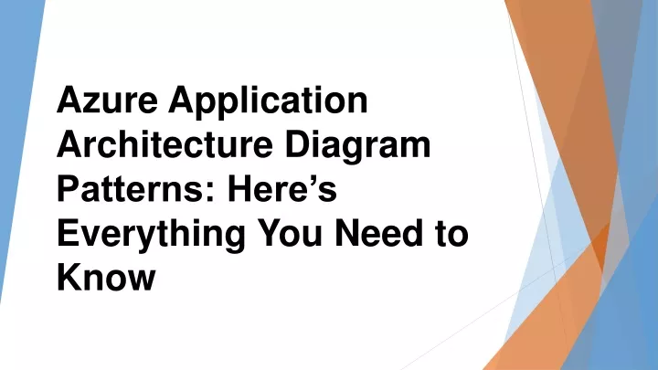 azure application architecture diagram patterns