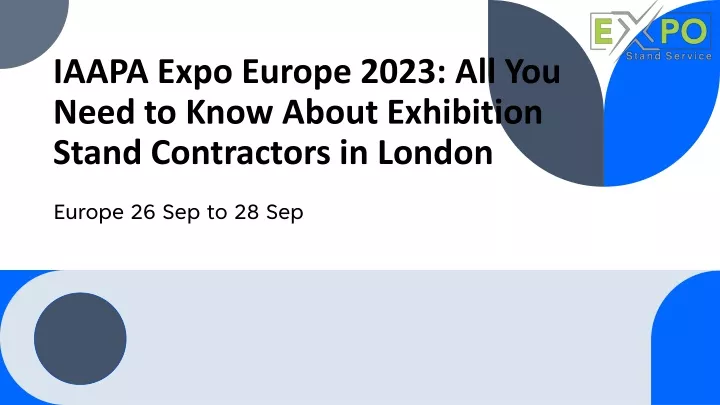 iaapa expo europe 2023 all you need to know about exhibition stand contractors in london