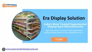 India’s Most Trusted Supermarket Display Rack Manufacturers