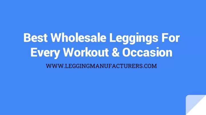 best wholesale leggings for every workout occasion