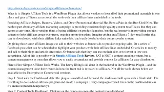 https www dope review com simple affiliate tools