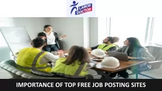 importance of top free job posting sites