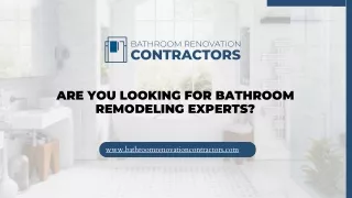 Get 3 quotes for free for your bathroom renovation!