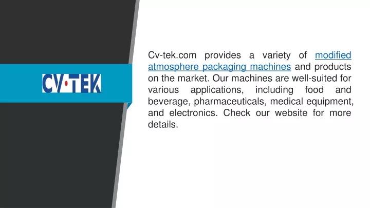 cv tek com provides a variety of modified