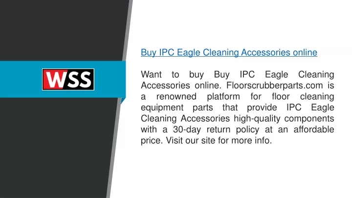 buy ipc eagle cleaning accessories online want