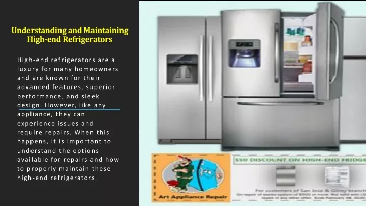 understanding and maintaining high end refrigerators